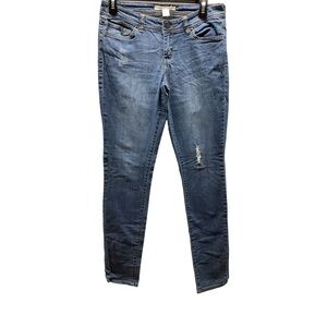 Life In Progress Size 27 Distressed Denim Jeans. Preloved.